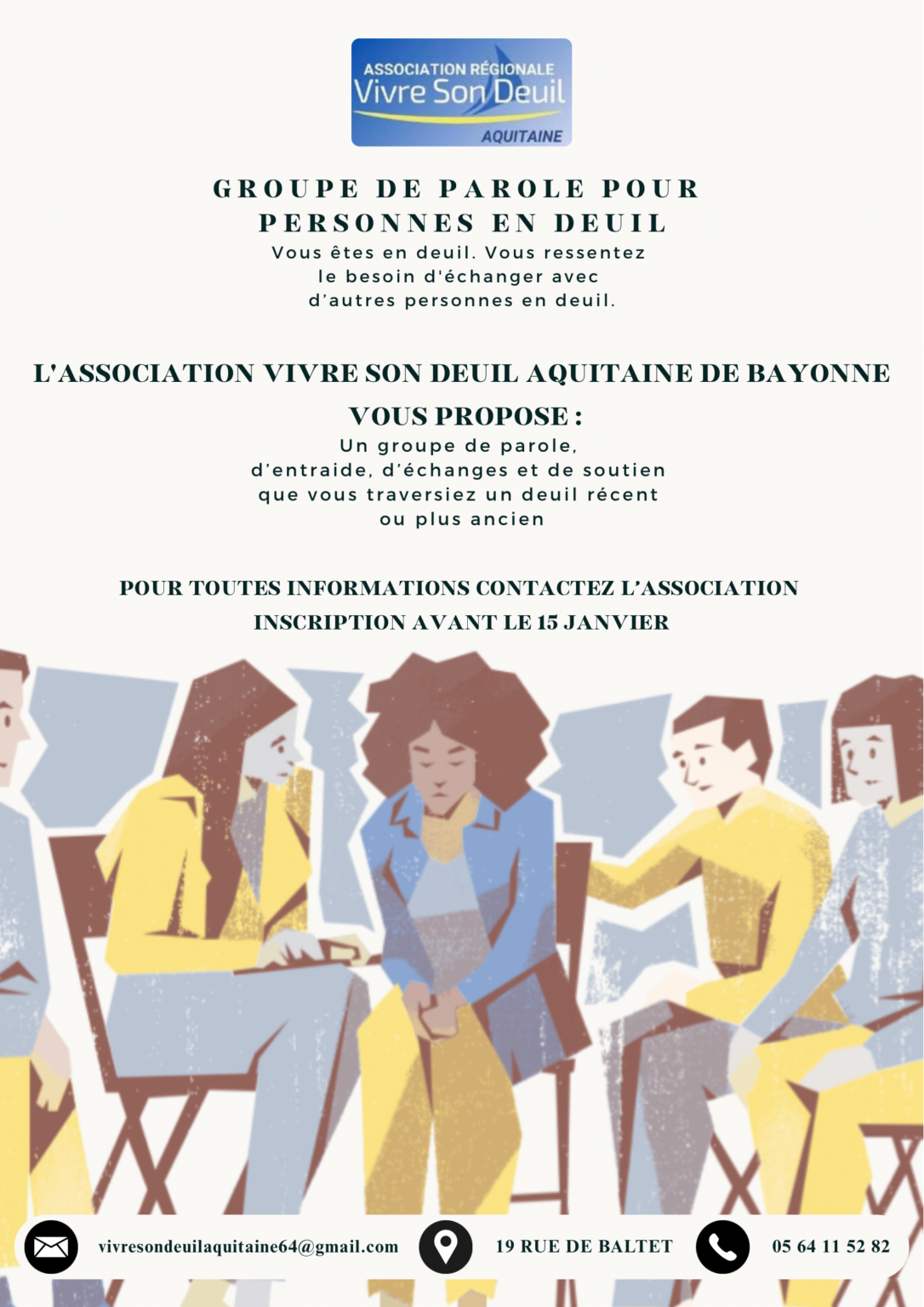 Affiche 2026 groupe de paroles